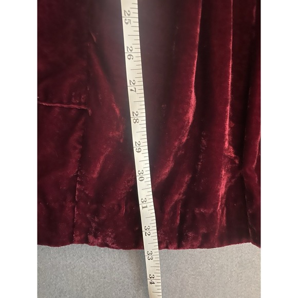 Free People Women S Velvet Tunic Dress Oversize Deep Red Christmas Royal Holiday - Picture 11 of 16